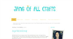 Desktop Screenshot of janeofallcrafts.com